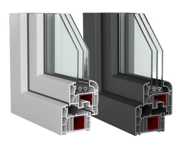 Çukurova Profil Highline Plus 80 mm 6 odacıklı PVC profil sistemi
