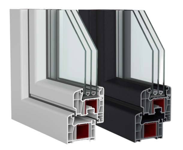 Çukurova Profil Klasline 70 mm 5 odacıklı PVC pencere profili